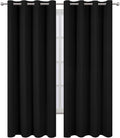 Plain Blackout Curtain - Black