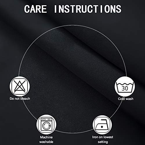 Plain Blackout Curtain - Black