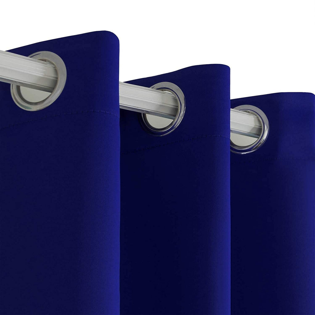 Plain Blackout Curtain - Blue