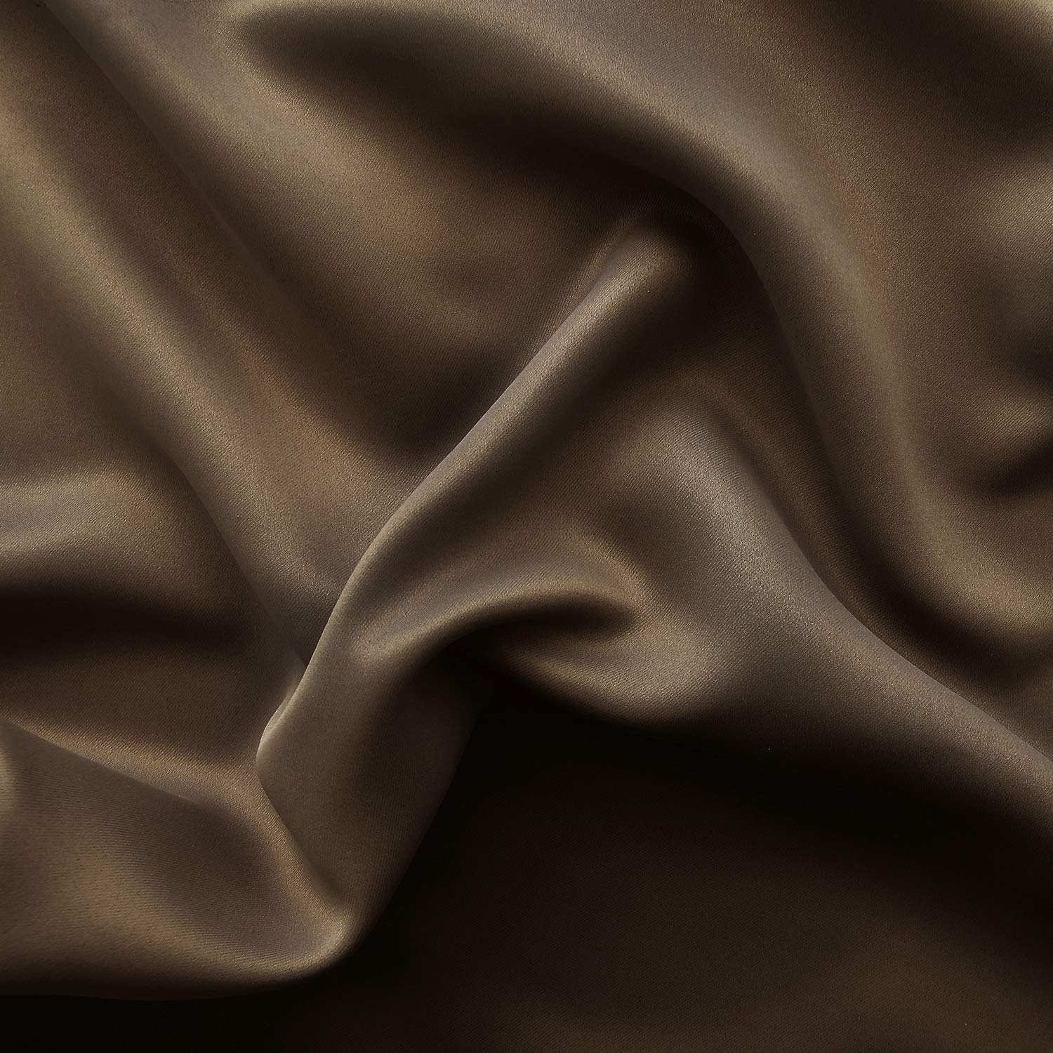 Plain Blackout Curtain - Coffee