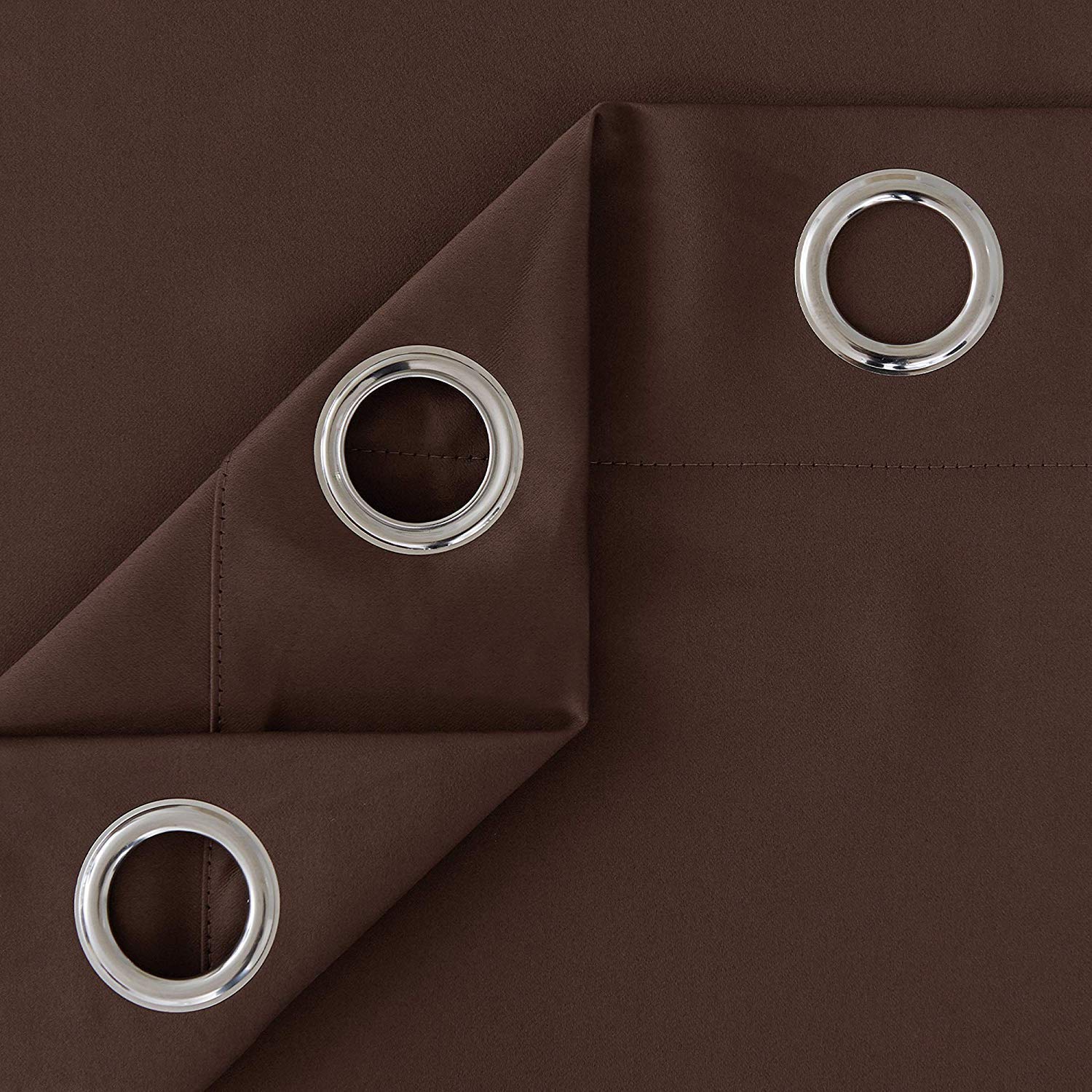 Plain Blackout Curtain - Coffee