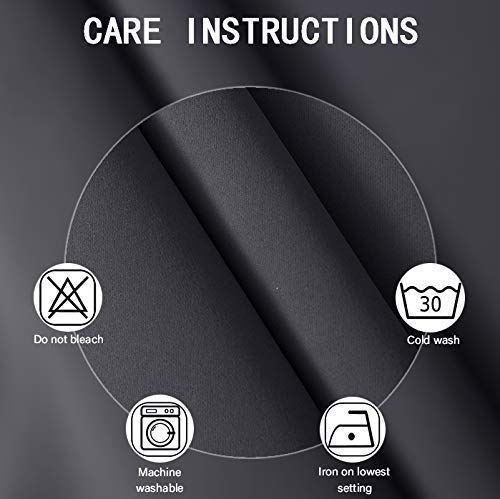 Plain Blackout Curtain - Grey
