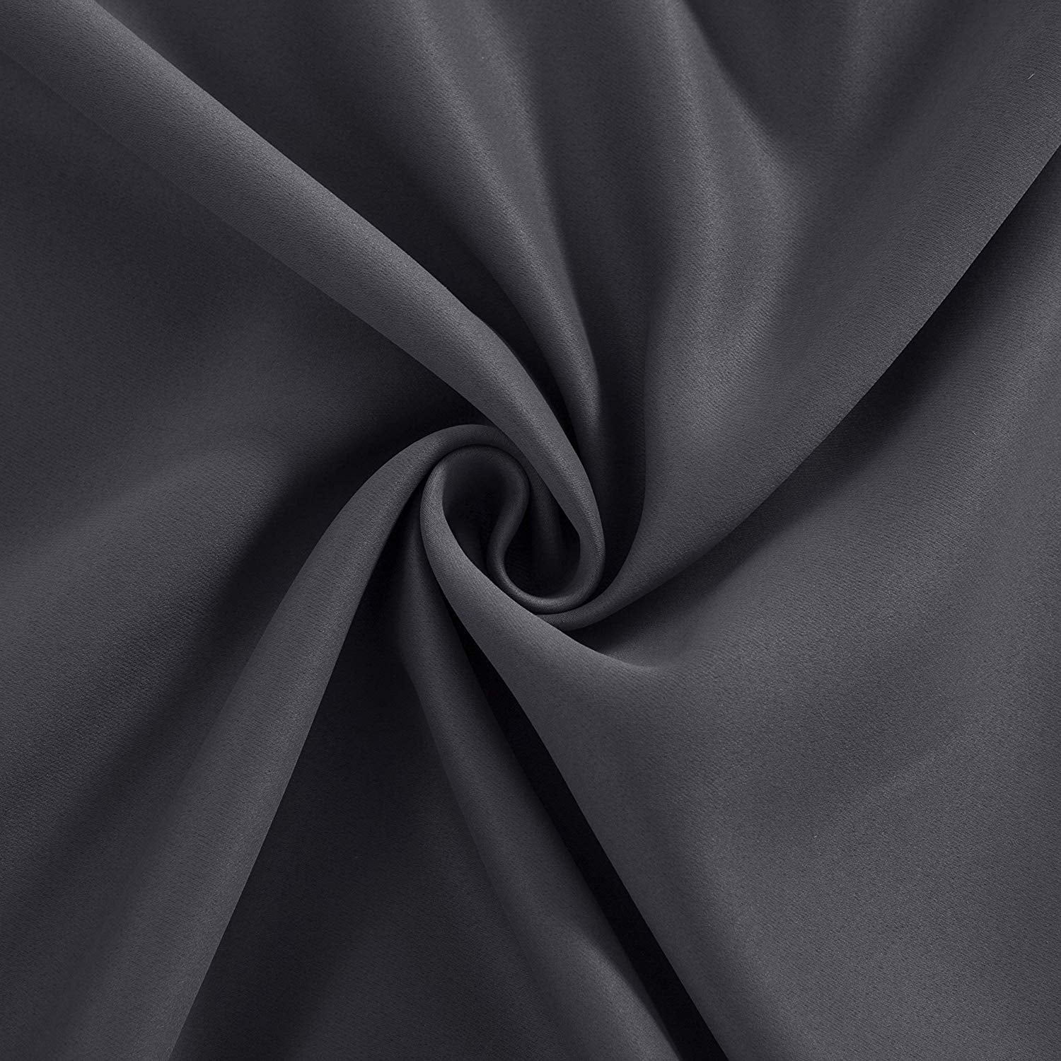 Plain Blackout Curtain - Grey